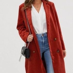 ASOS Design Red Coat